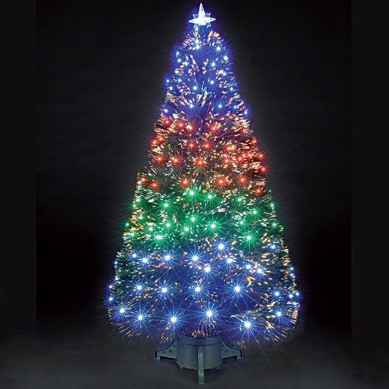 Fibre optic Christmas trees